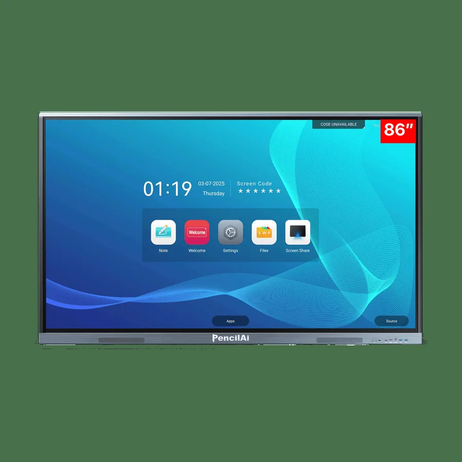 PencilAi Pro Or Plus 86 Inch A14 Interactive Digital Board